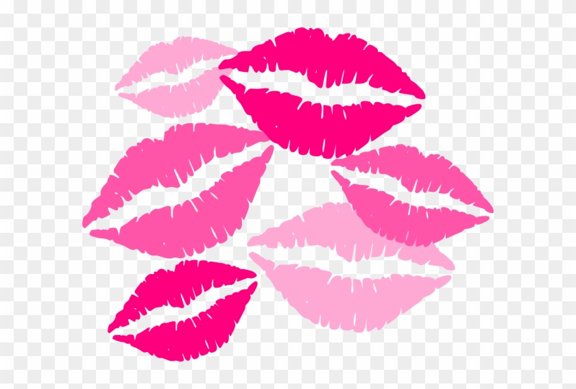 Kissing Clipart Kissy Lip - Kisses Clipart #775828