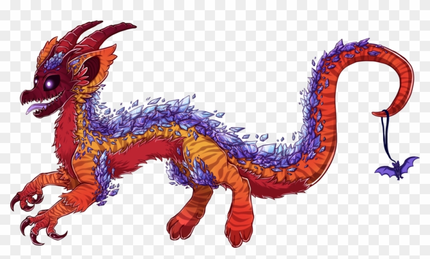 Red Orange Crystal Dragon By Tana Jo On Deviantart - Dragon #775849