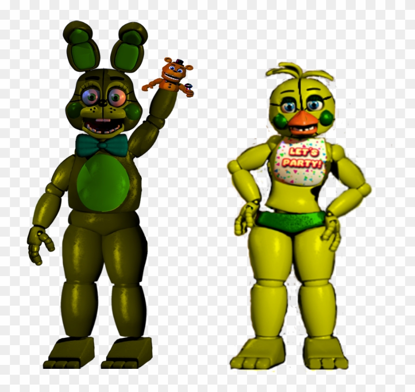 Playtime Bonnie And Chica By Popgoesfan - Five Nights At Freddy's #775852