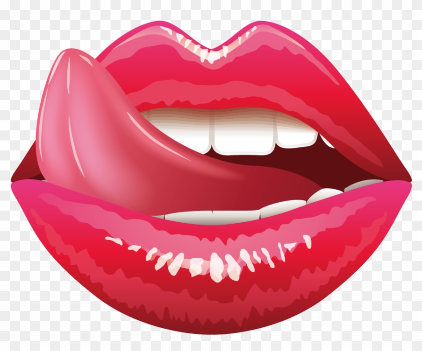 Lip Tongue Mouth Clip Art - Sexy Emojis #775913