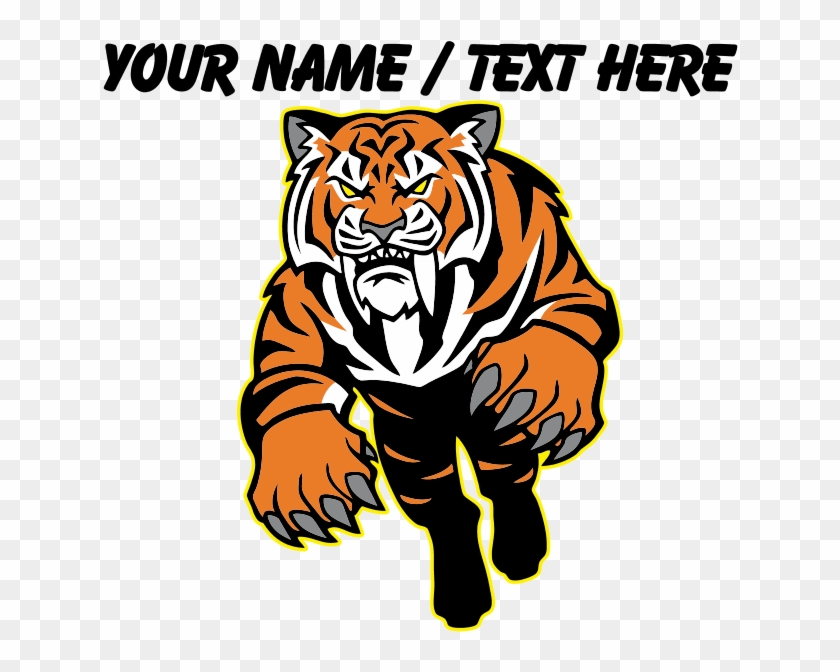 Custom Tiger Mascot Teddy Bear - Bengal Tiger Shower Curtain #776165