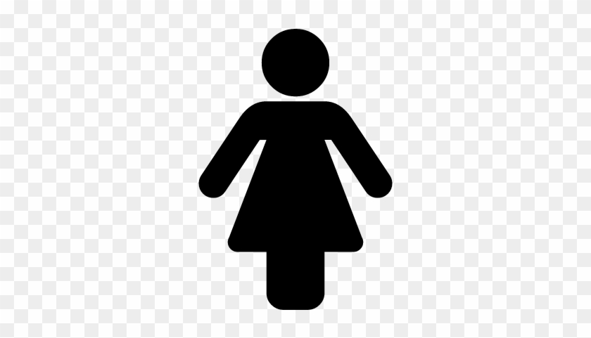Female Silhouette Â‹† Free Vectors, Logos, Icons And - Female Icon #776295