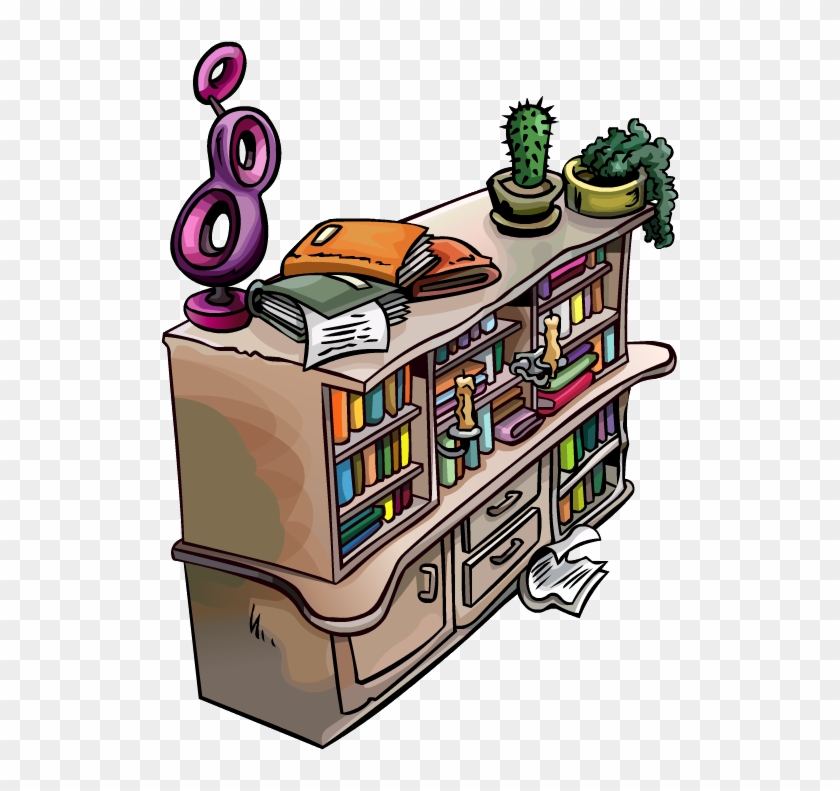 Bookshelf - Club Penguin #776335