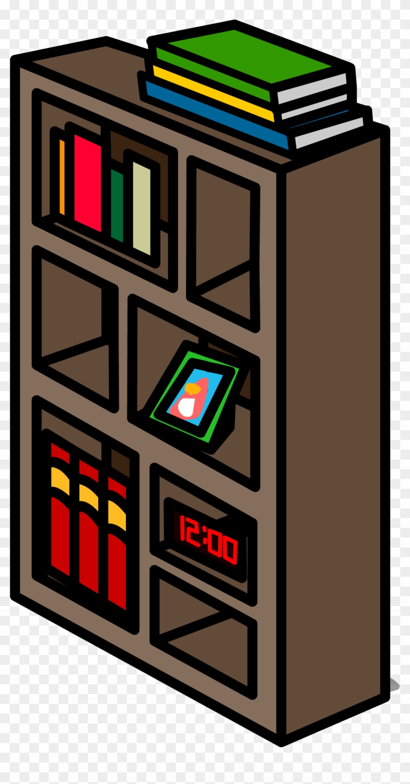 Funky Bookshelf Sprite 005 - Bookcase #776395