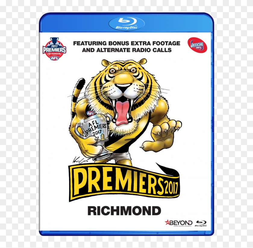 Richmond Tigers 2017 Premiers Bluray Dvd - Afl Premiers - 2017 Richmond - Dvd #776412