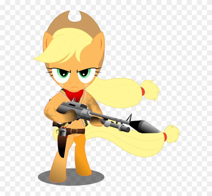 Gonein10seconds, Bandolier, Bipedal, Gun, Pony, Revolver, - Cartoon #776581