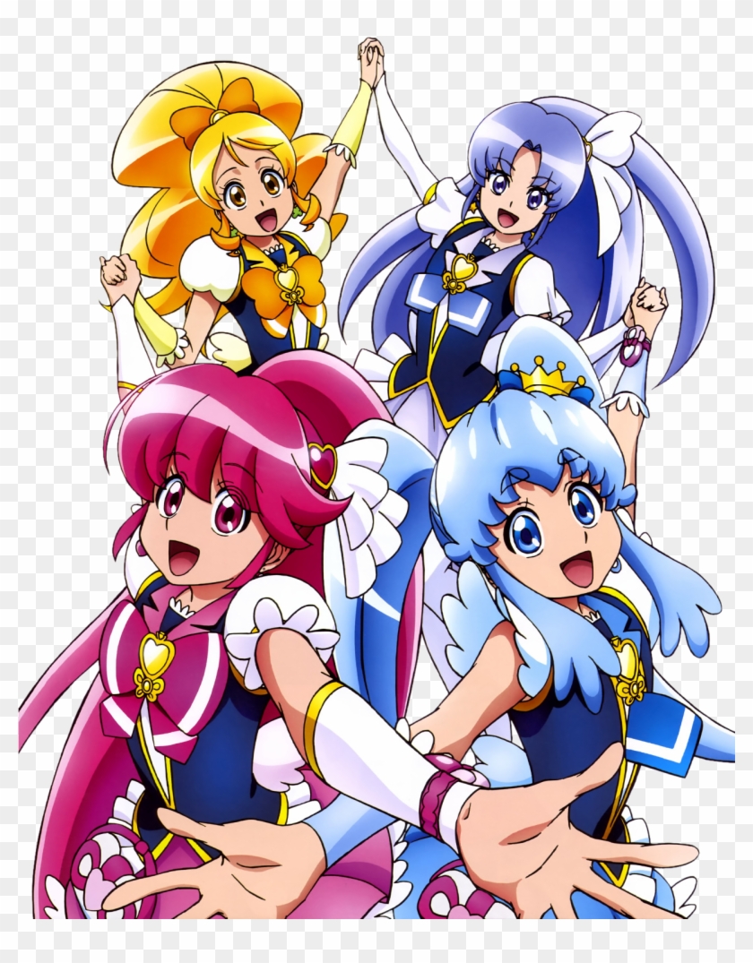 Happiness Charge Pretty Cure Group Pose - Happiness Charge Precure! Official Complete Book #776692