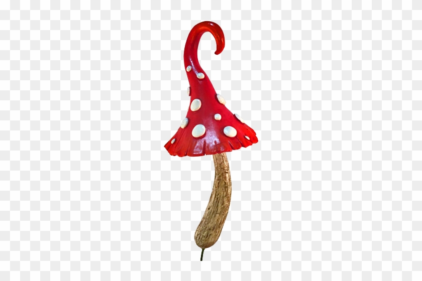 Enchanted Miniature Red Mushroom For A Miniature Fairy - Glitzglam Magical Miniature Mushroom Collection - 4 #776630