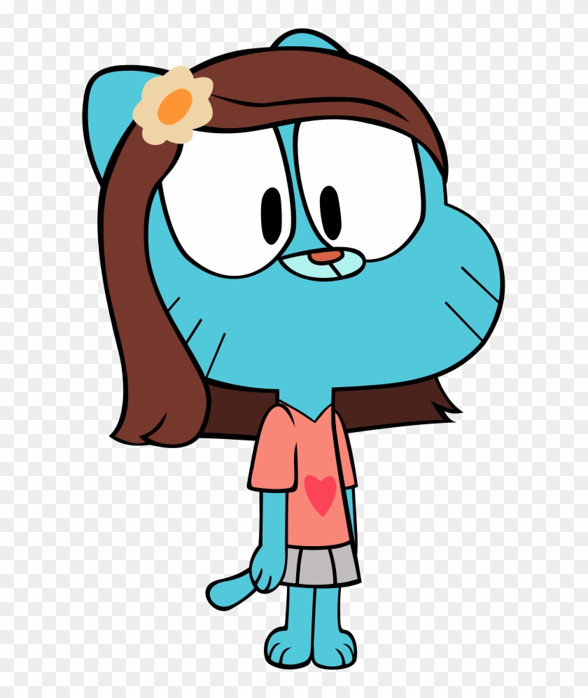 Gumball Dressed As A Girl By Megarainbowdash2000 - Nicole At Gumball's Age #776686