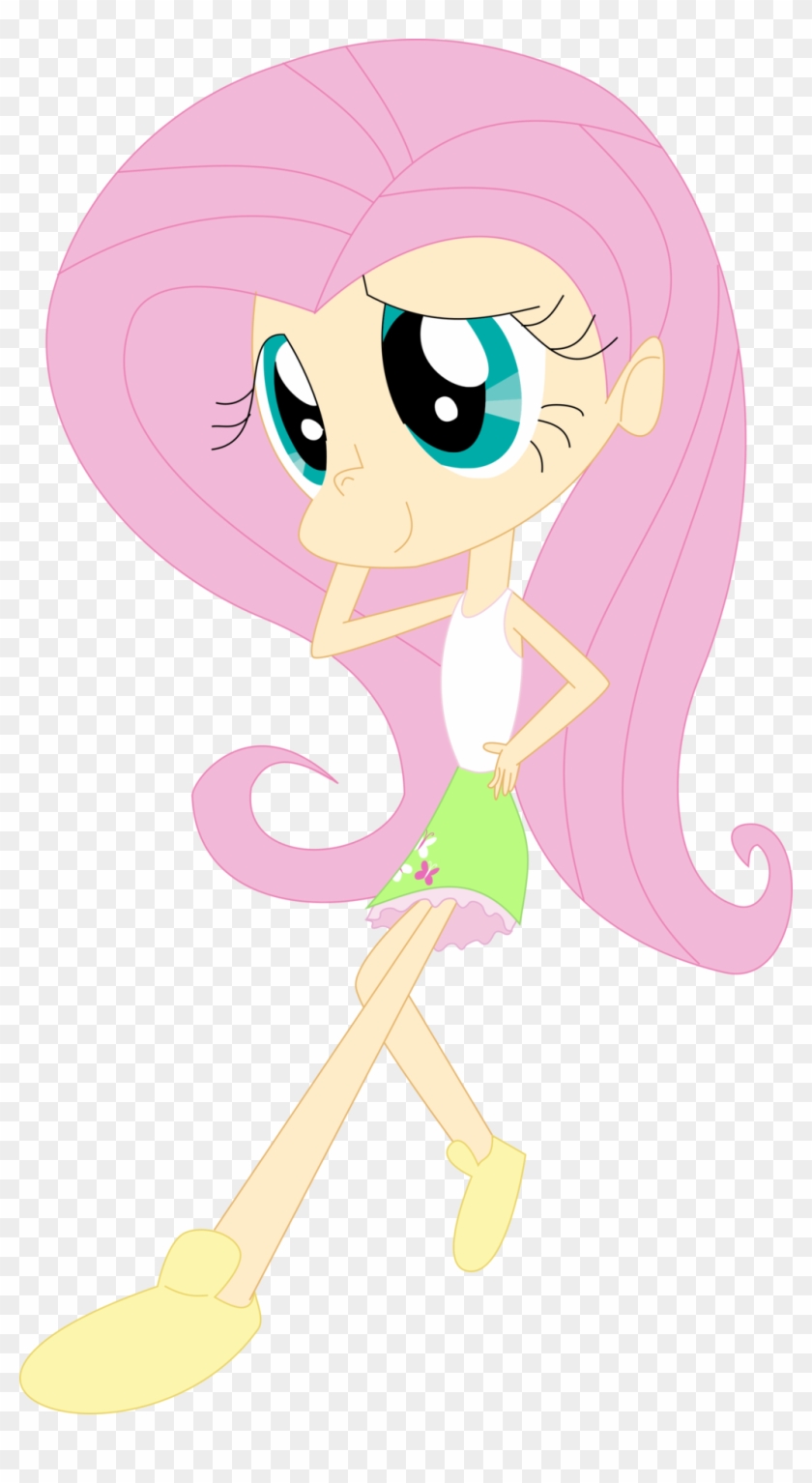 Fluttershy With Equestria Girl`s Dress By Michaelsety - Fluttershy #776698