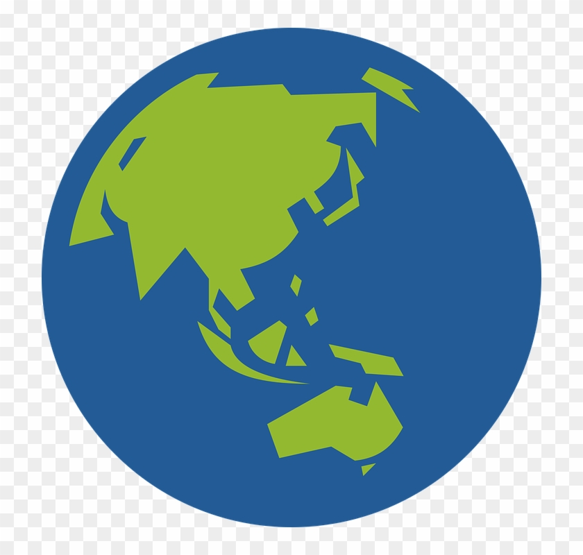 Earth Globe Clipart 17, - Earth Map Cartoon #776748