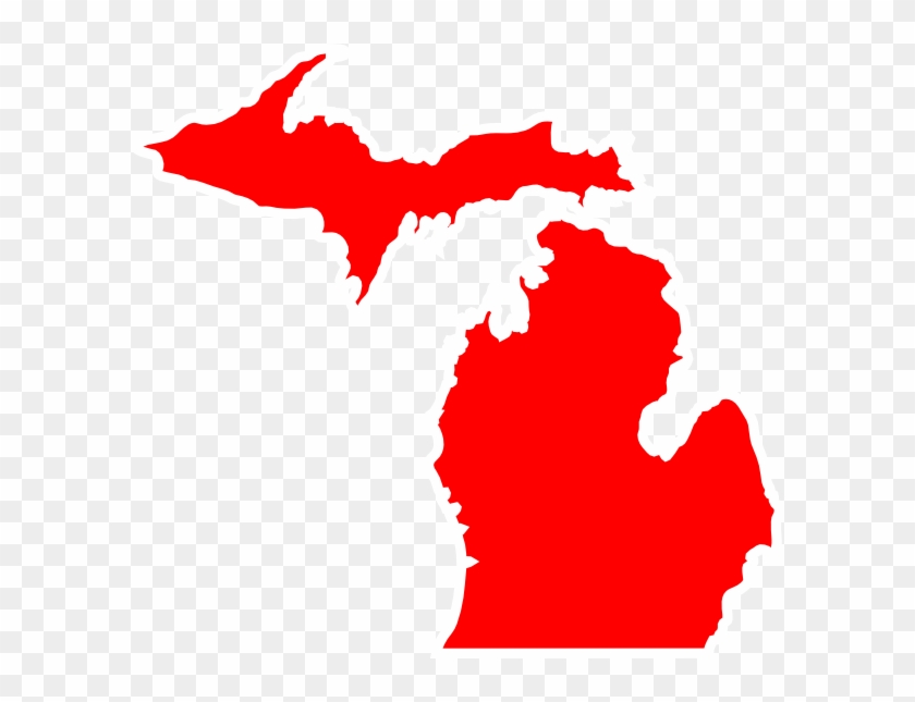 Michigan Map Vector #776799