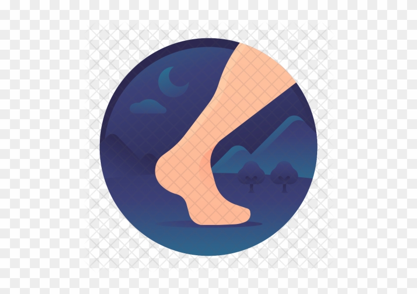 Foot Icon - Crescent #776839