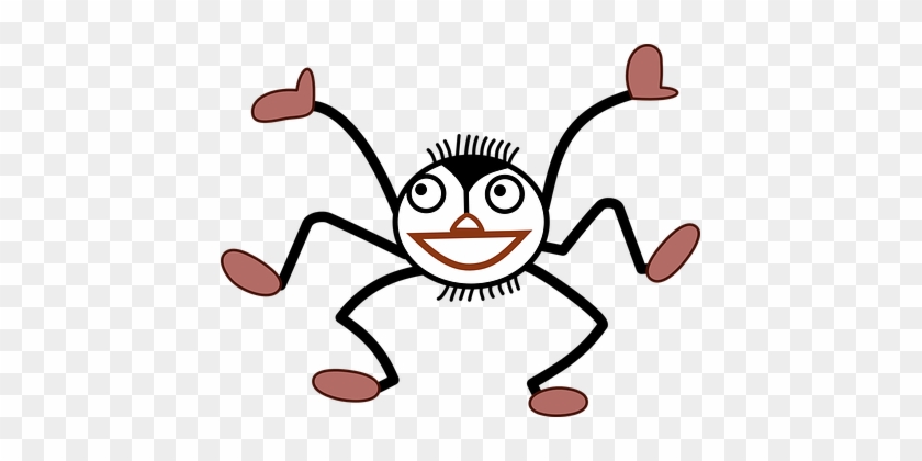 Spider, Arachnid, Funny, Legs Eight - Little Miss Muffet Spider #776858