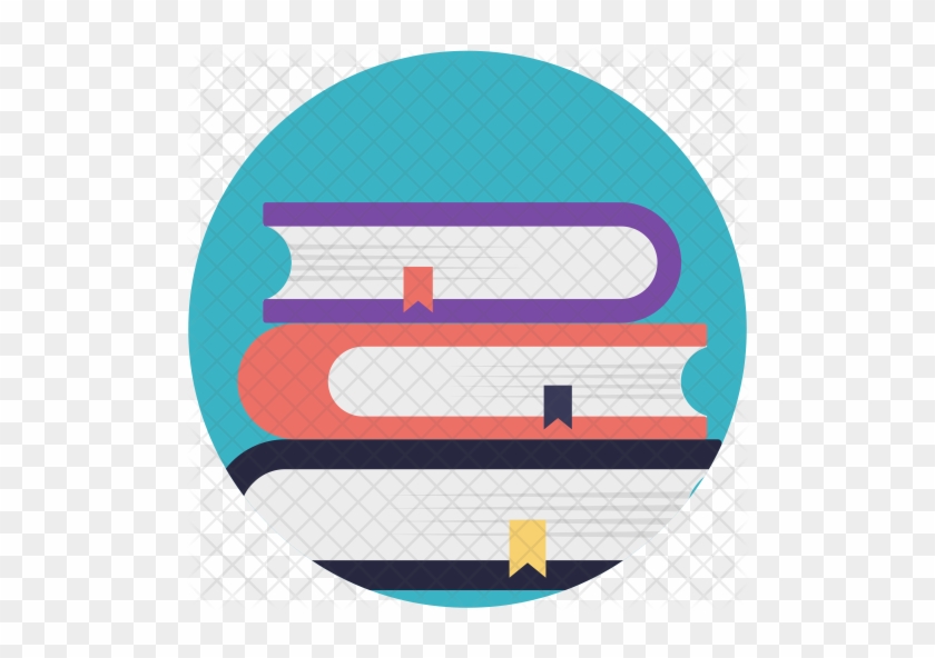Perfect Pile Of Books Icon With Stack Of Books Png - School #777139
