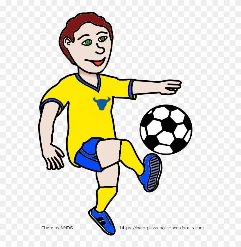 In This Picture Chete Is Playing Football - Soccer Ball Clip Art #777175