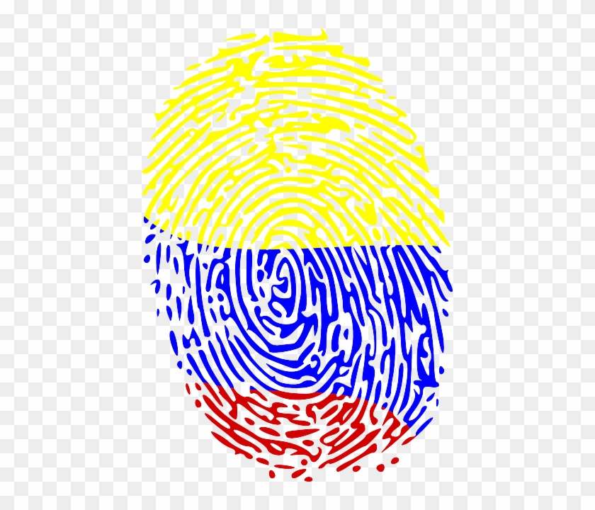 Forensics Fingerprint, Crime, Forensics - Round Fingerprint #777489