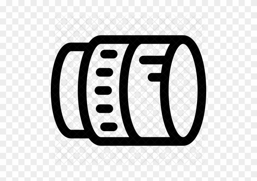 Camera Lens Icon - Camera Lens #777577