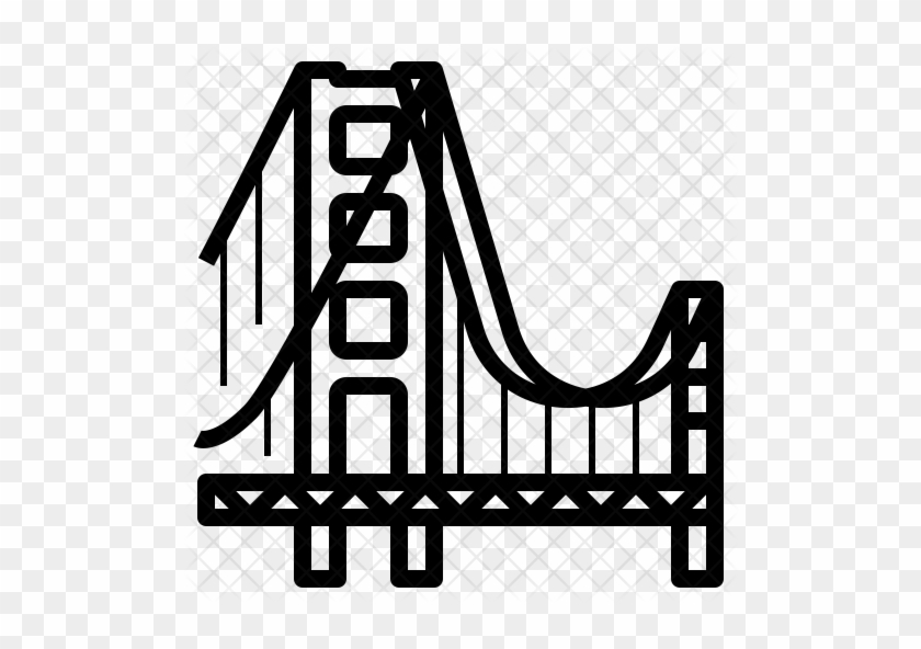 Golden Gate Bridge Drawing Clip Art At Getdrawings - California #777597
