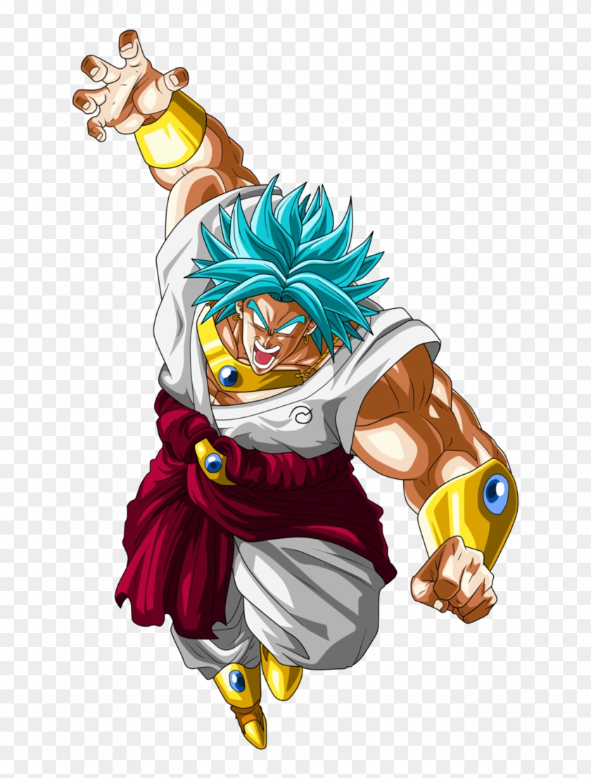 Dragon Ball Z Clipart Png Transparent - Dragon Ball Broly Ssj Blue #777651