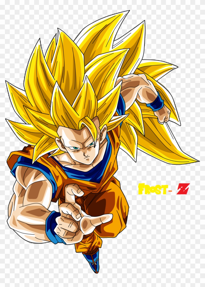 Goku Super Saiyan 3 By Frost Z-d9u5ldf - Goku Super Saiyan 3 #777752