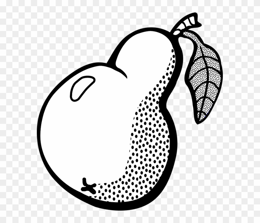 Pear Clipart Black And White #777786