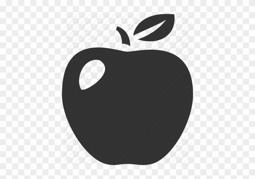 Apple, Fruit Icon - School Apple Icon Png #777801