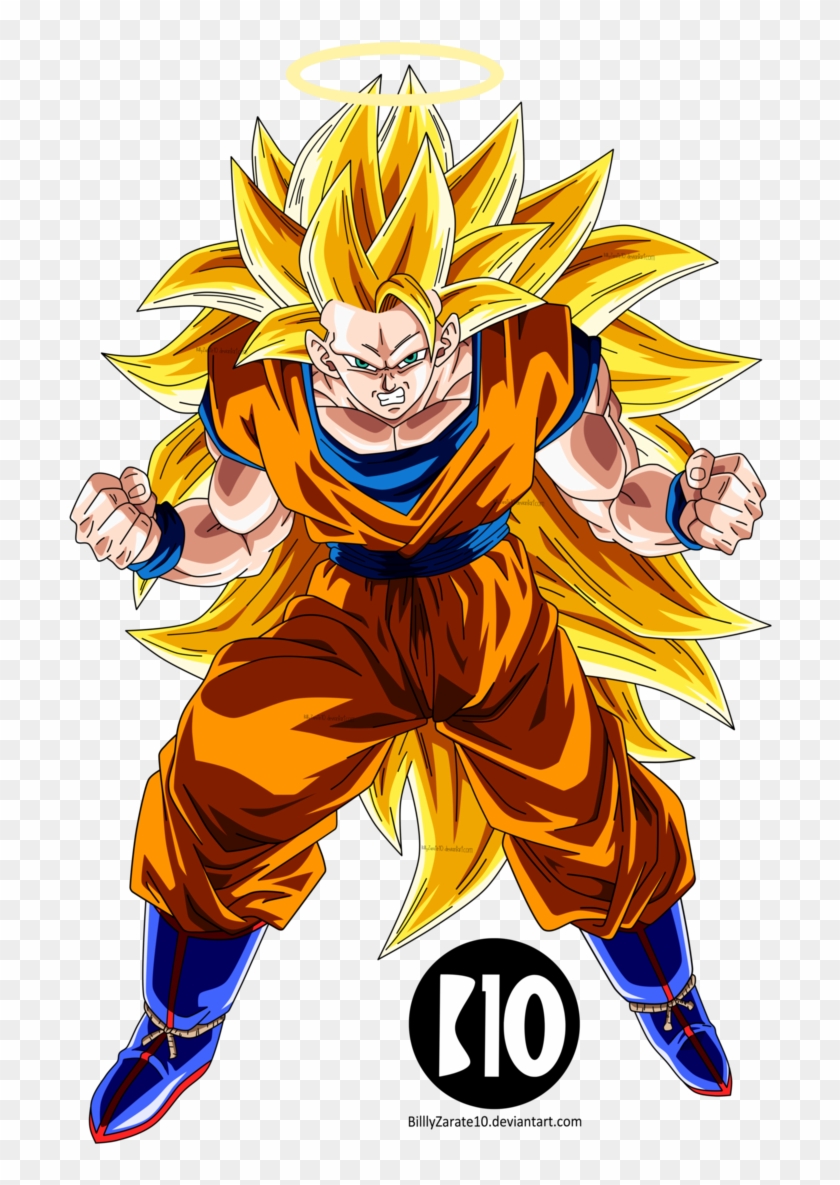 Goku Ssj3 Dbz Dokkan Battle Render By Billlyzarate10 - Goku Ssj3 Dokkan Render #777866