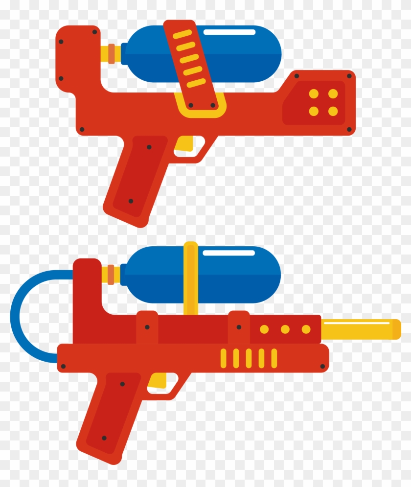 Vector Orange Toy Gun - Vector Orange Toy Gun #777940