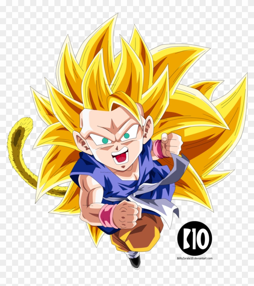 Kid Goku Ssj3 Dbgt Dokkan Battle Render - Kid Goku Render #777957
