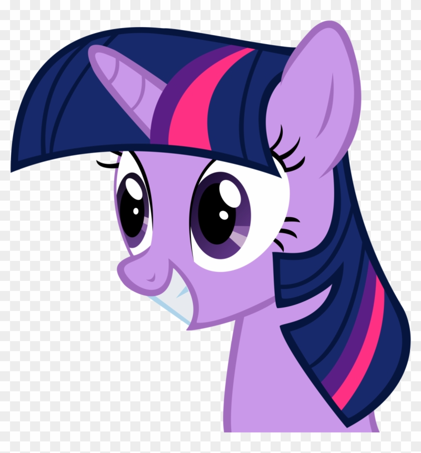 Twilight Sparkle Looking Particularly T - My Little Pony Twilight Sparkle Head #777984
