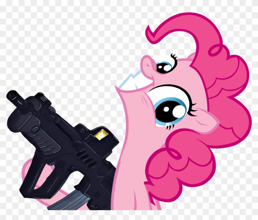 Pinkie W/ Gun By Evilbob0 - My Little Pony Song #777999