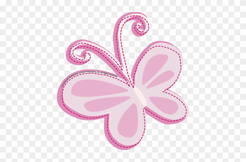 Cute Pink Butterfly 2 By Digiponythedigimon - Cute Butterfly Vector Png #778058