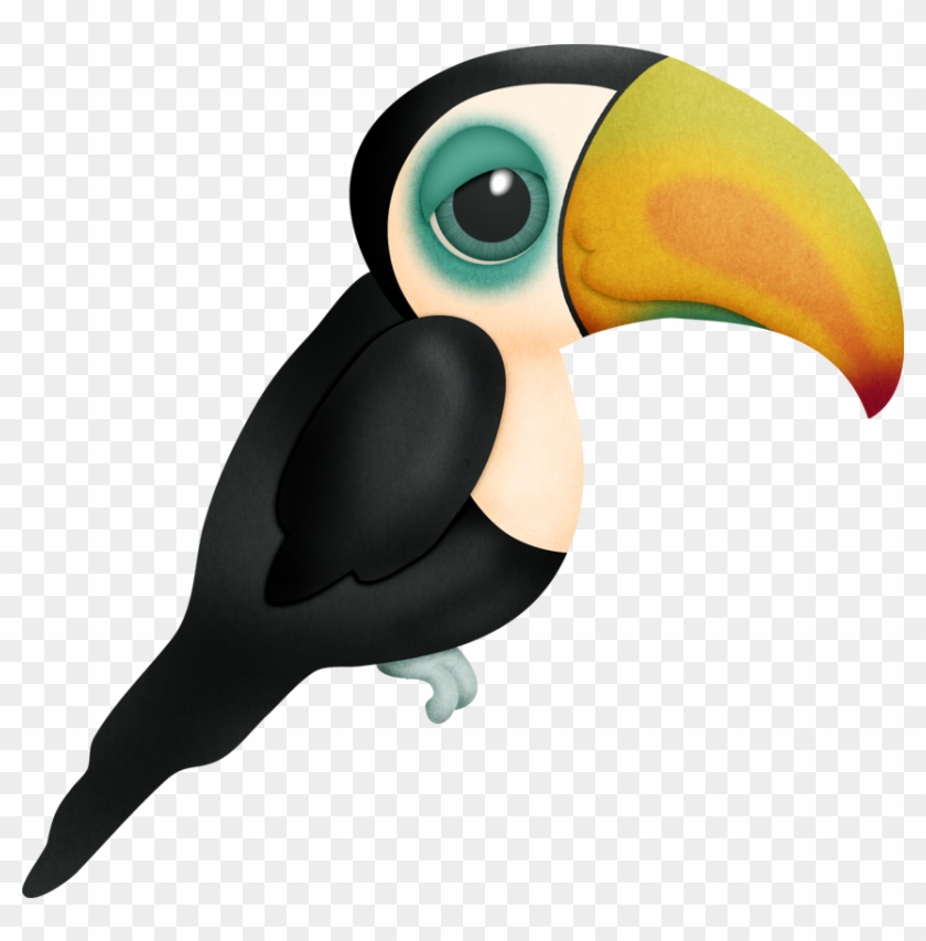 Cute Clipart, Drawing Birds, Printable, Zoos, Craft - Tucan Dibujo Png #778089