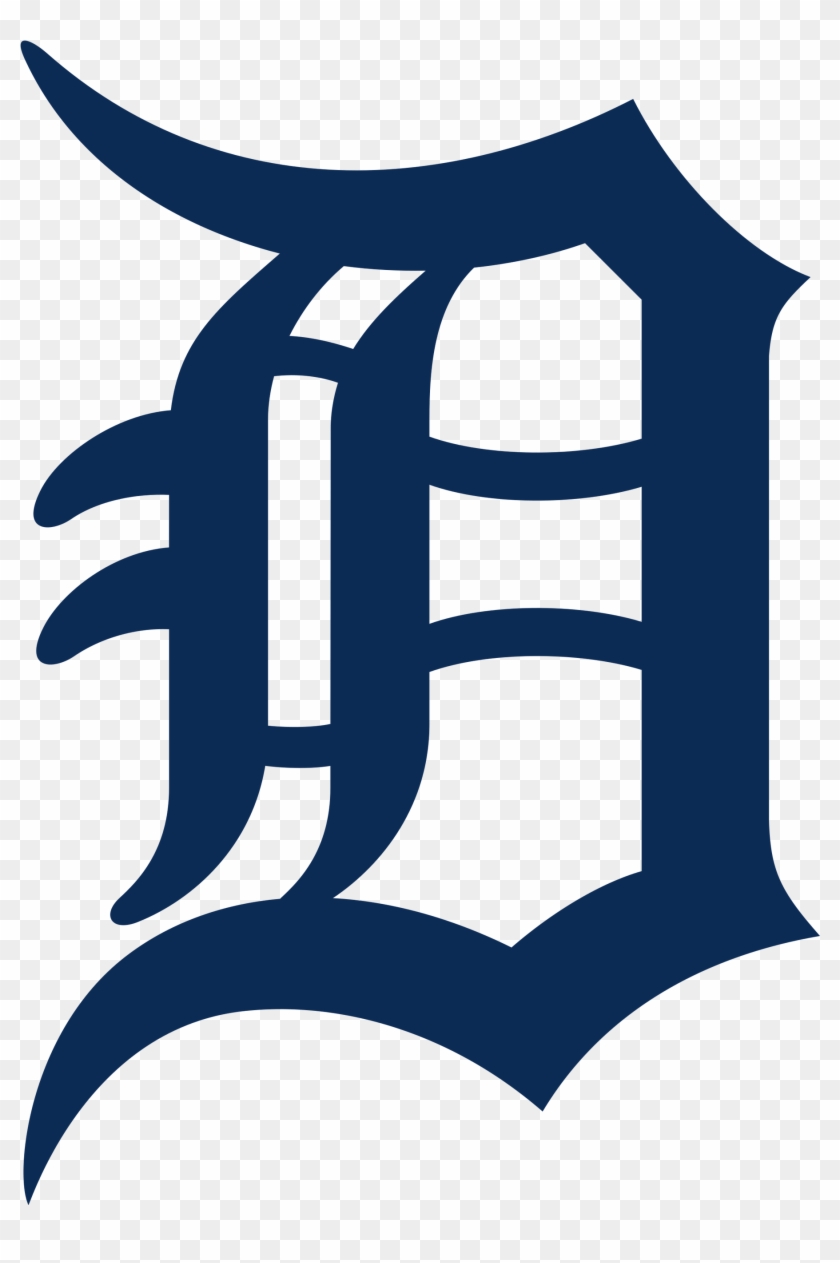 Detroit Tigers Logo Transparent - Detroit Old English D #778118
