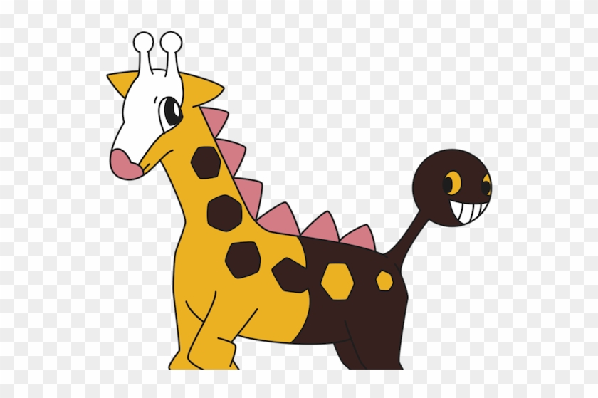 คิรินริคิ (คิริน ในภาษาญี่ปุ่น แปลว่า ยีราฟ) แต่แตกต่างจากยีราฟตรงที่ - Pokemon Gen 2 Giraffe #778195