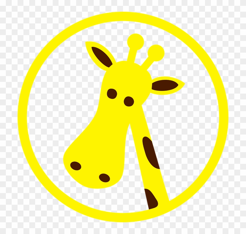 Cartoon Giraffe Face - Girafe Logo #778228