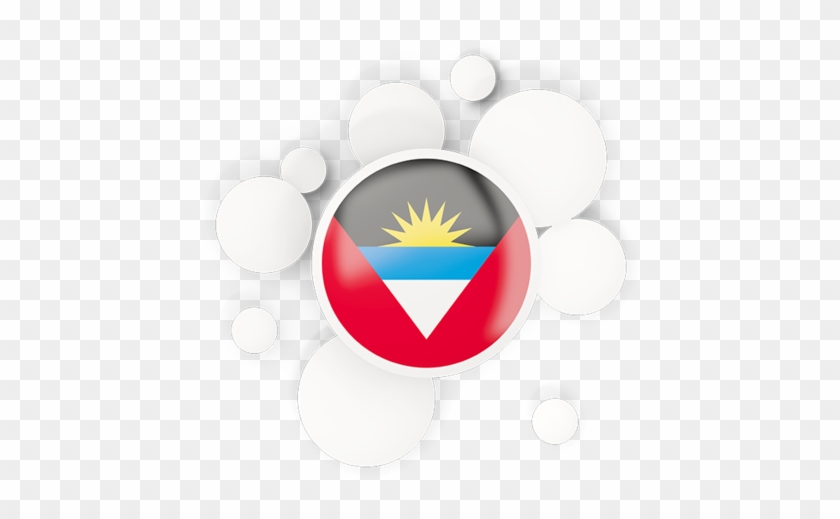 Illustration Of Flag Of Antigua And Barbuda - Emblem #778257