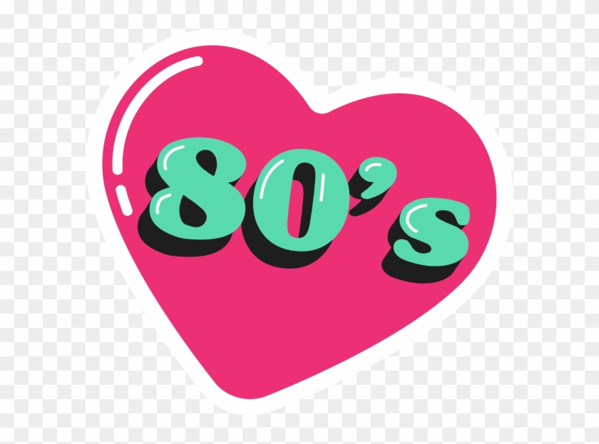 80s Baby Messages Sticker-4 - Heart #778279