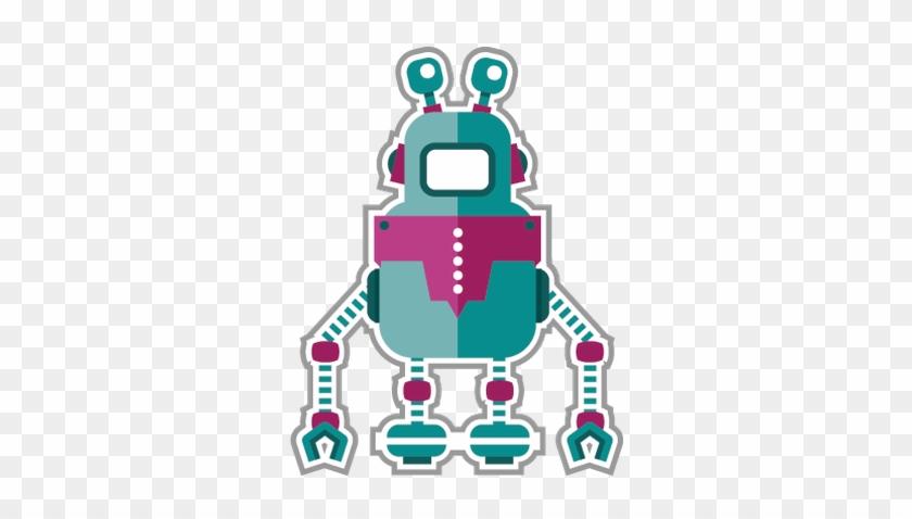 Cute Robots - Clip Art #778330