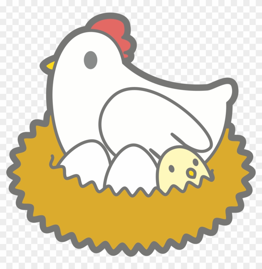 Chicken With Eggs - Logos Vintage #778360