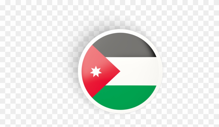 Illustration Of Flag Of Jordan - Jordan Flag Round #778362