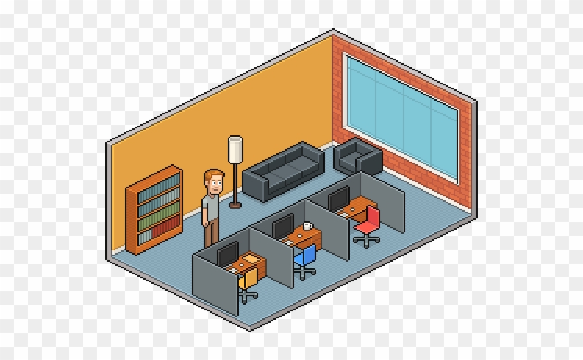 Isometric Pixel Art Might Not Be Easily Scalable But - Isometric Pixel Art Room #778394