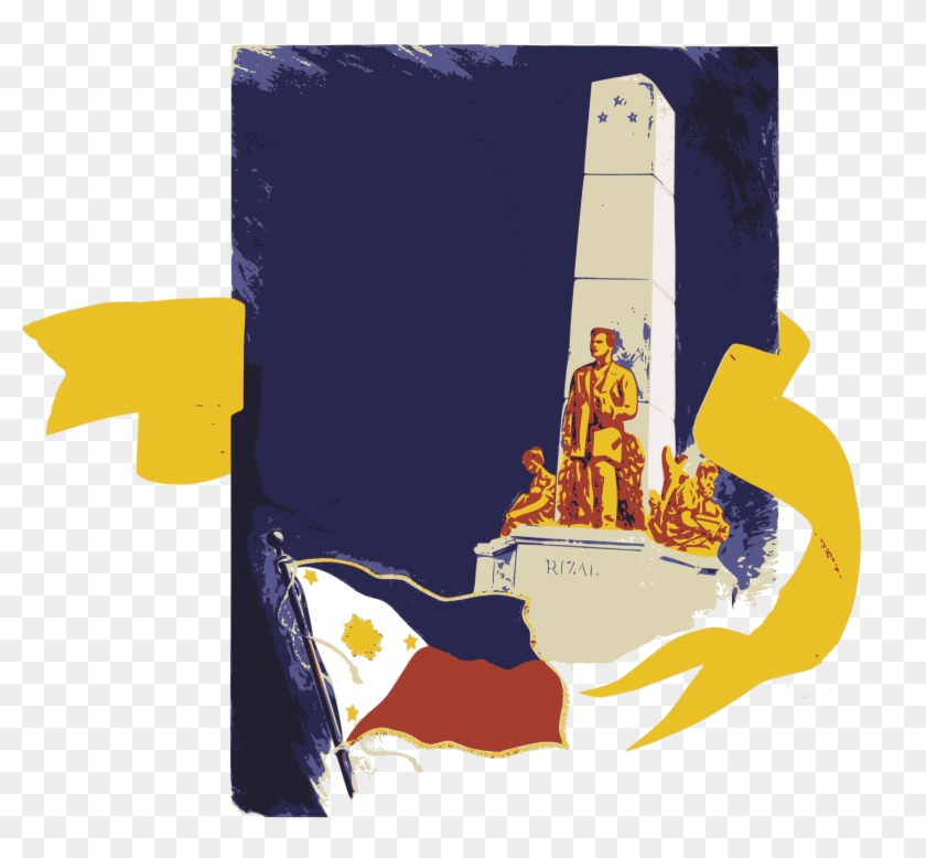 Shrine Clipart Rizal - Jose Rizal Monument Vector #778546