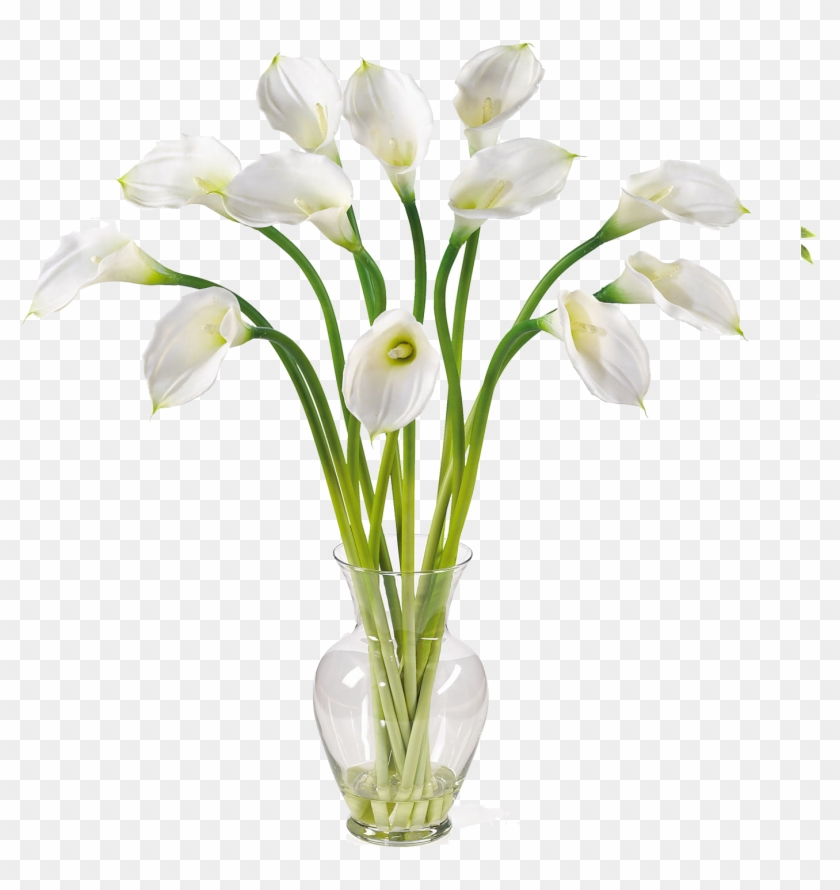 Calla Png Image - Calla Lilly Liquid Illusion Silk Flower Arrangement #778595