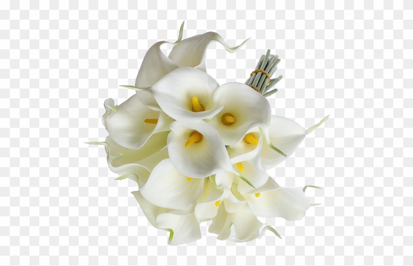 Eforcase Refreshing Calla Lily Bridal Wedding Bouquet - Sodial Calla Lily Bridal Wedding Bouquet 20 Head Latex #778719