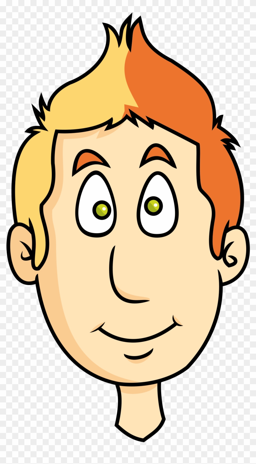 Log In Sign Up Upload Clipart - Teen Face Cartoon #778844