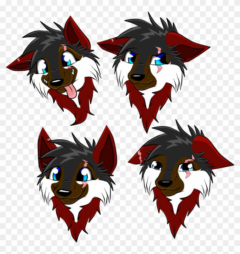 Chakuras Face Expressions By Chakura Tomboy Wolf - Anime Wolf Face Expressions #778868