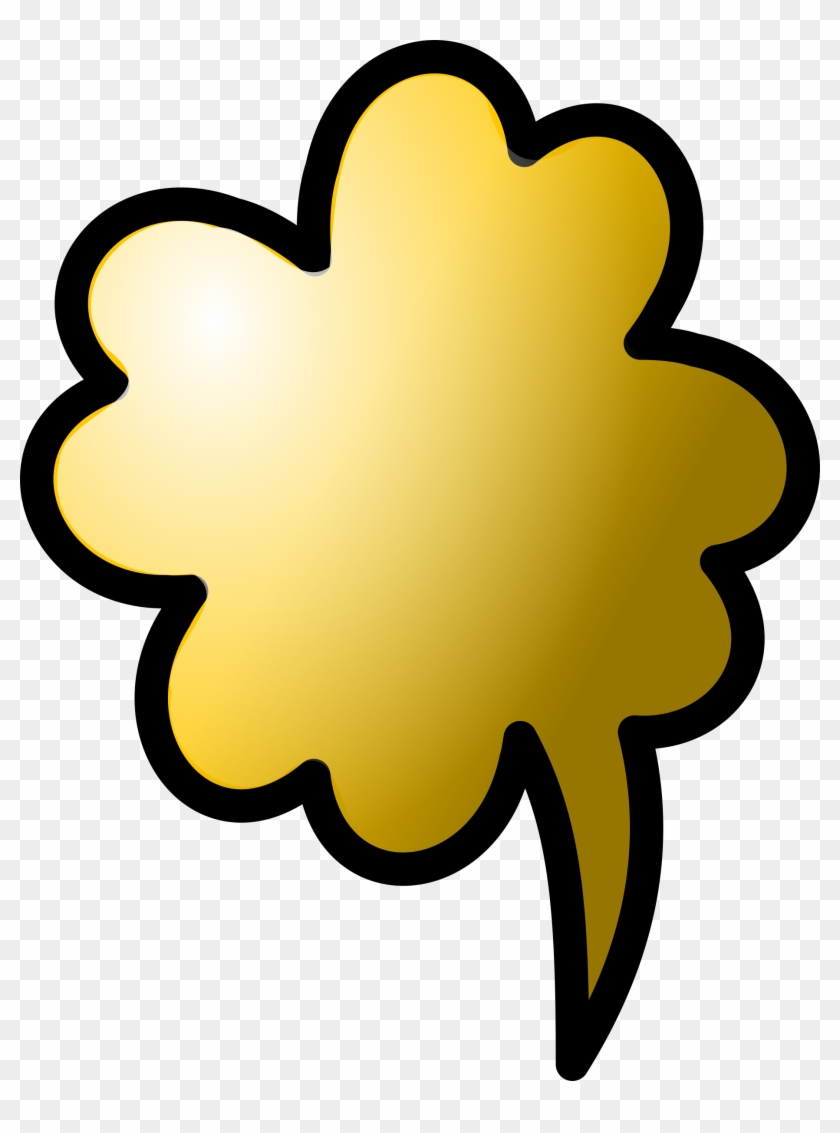 Log In Sign Up Upload Clipart - Gold Speech Bubble Png #778877