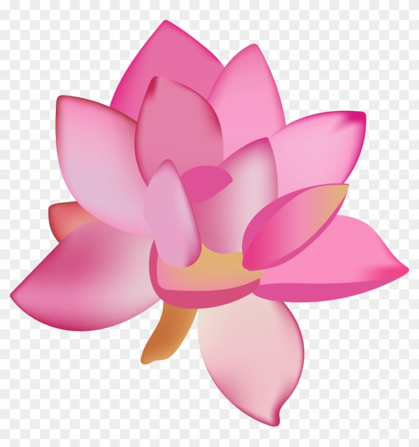 This Is A Sticker Of A Lotus Flower - Sacred Lotus #779154